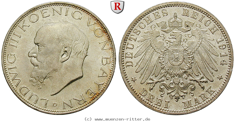 Klicken Sie auf das Bild um es auf Ihrem Rechner zu speichern deutsches-kaiserreich-ludwig-iii-3-mark/100677.jpg
