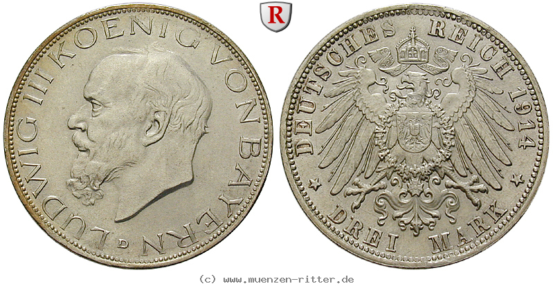 deutsches-kaiserreich-ludwig-iii-3-mark/101113.jpg