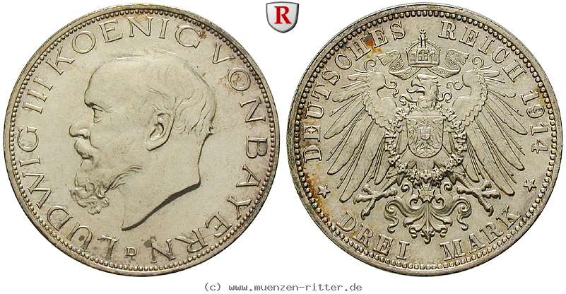 deutsches-kaiserreich-ludwig-iii-3-mark/102107.jpg