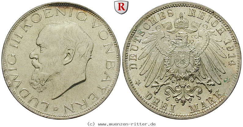 deutsches-kaiserreich-ludwig-iii-3-mark/102771.jpg