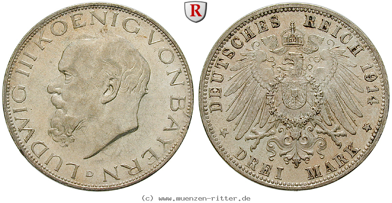 deutsches-kaiserreich-ludwig-iii-3-mark/34114.jpg