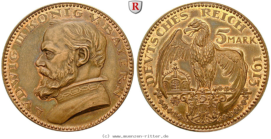 Klicken Sie auf das Bild um es auf Ihrem Rechner zu speichern deutsches-kaiserreich-ludwig-iii-5-mark/89682.jpg