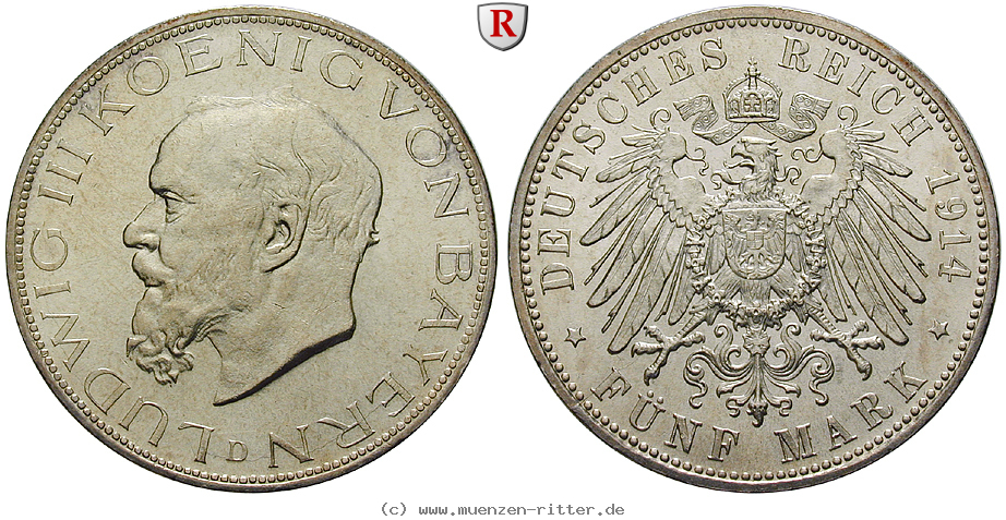 Klicken Sie auf das Bild um es auf Ihrem Rechner zu speichern deutsches-kaiserreich-ludwig-iii-5-mark/93521.jpg