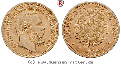 Klicken Sie auf das Bild um es auf Ihrem Rechner zu speichern deutsches-kaiserreich-ludwig-iv-5-mark/17623.jpg