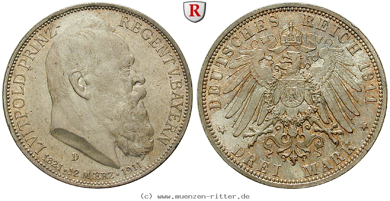 deutsches-kaiserreich-luitpold-prinzregent-3-mark/100453.jpg