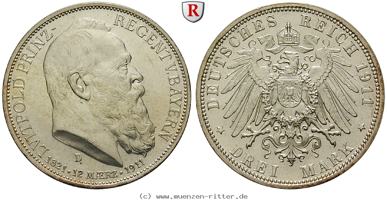 deutsches-kaiserreich-luitpold-prinzregent-3-mark/102113.jpg