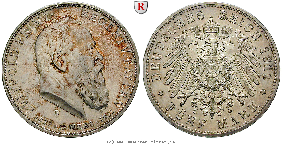 deutsches-kaiserreich-luitpold-prinzregent-5-mark/101597.jpg