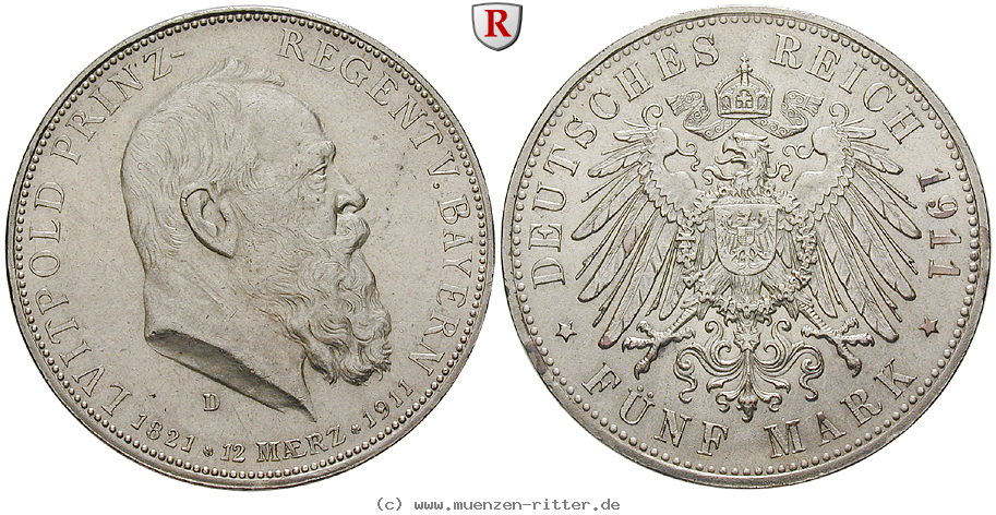 deutsches-kaiserreich-luitpold-prinzregent-5-mark/84785.jpg