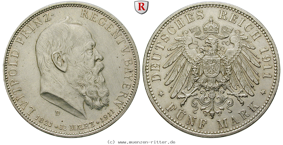 deutsches-kaiserreich-luitpold-prinzregent-5-mark/ejae9201.jpg