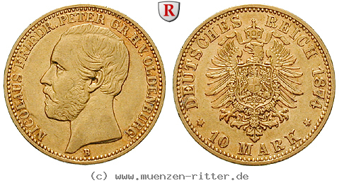 deutsches-kaiserreich-nicolaus-friedrich-peter-10-mark/33124.jpg