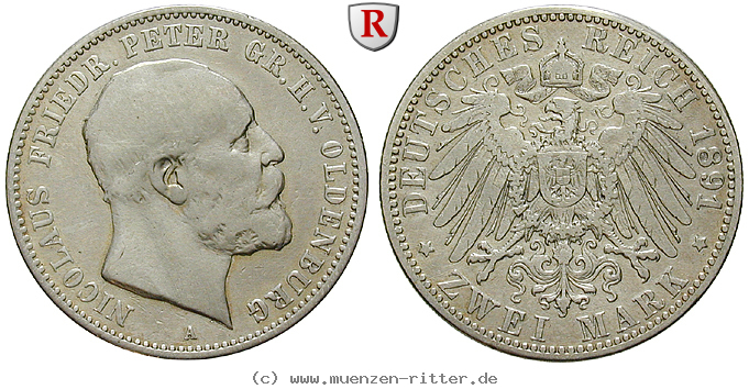 deutsches-kaiserreich-nicolaus-friedrich-peter-2-mark/25211.jpg