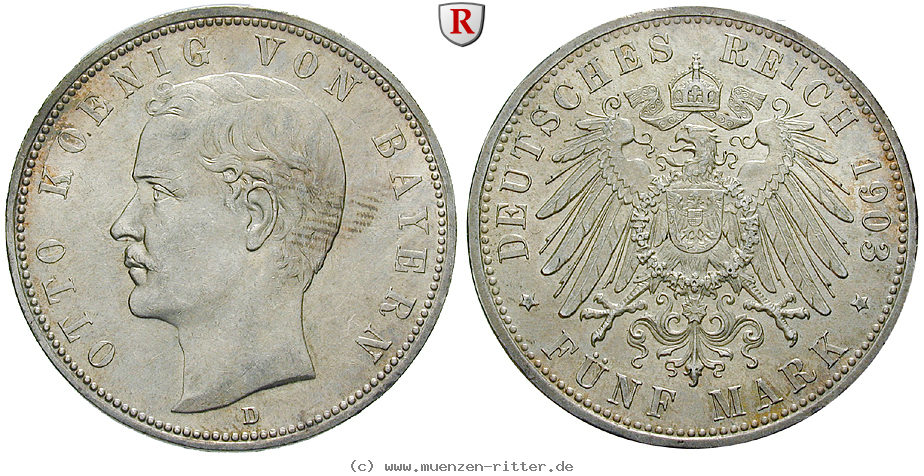 Klicken Sie auf das Bild um es auf Ihrem Rechner zu speichern deutsches-kaiserreich-otto-5-mark/72795.jpg