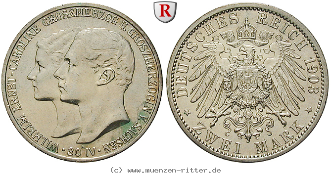 Klicken Sie auf das Bild um es auf Ihrem Rechner zu speichern deutsches-kaiserreich-wilhelm-ernst-2-mark/94807.jpg