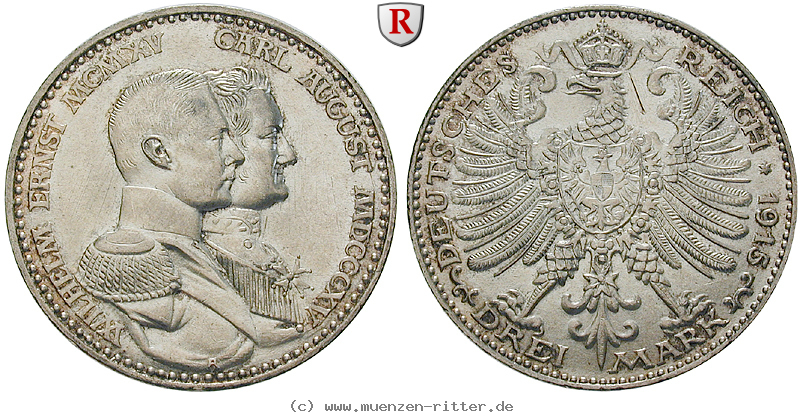 Klicken Sie auf das Bild um es auf Ihrem Rechner zu speichern deutsches-kaiserreich-wilhelm-ernst-3-mark/45958.jpg
