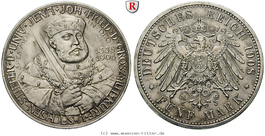 Klicken Sie auf das Bild um es auf Ihrem Rechner zu speichern deutsches-kaiserreich-wilhelm-ernst-5-mark/34706.jpg
