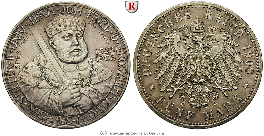 Klicken Sie auf das Bild um es auf Ihrem Rechner zu speichern deutsches-kaiserreich-wilhelm-ernst-5-mark/98873.jpg