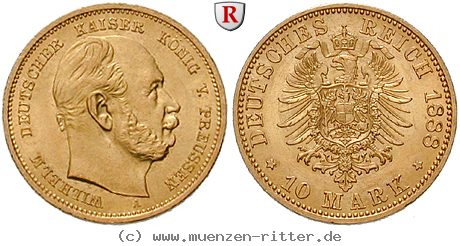 Klicken Sie auf das Bild um es auf Ihrem Rechner zu speichern deutsches-kaiserreich-wilhelm-i-10-mark/j245.jpg