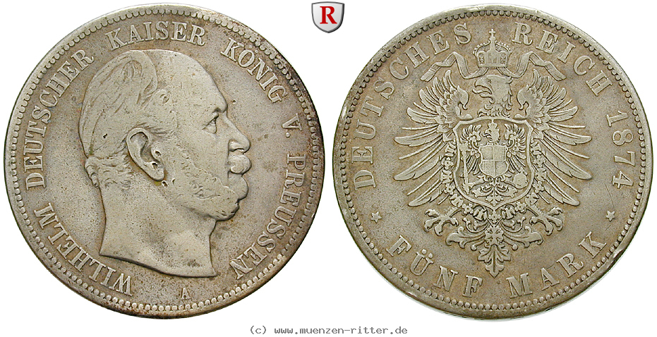 Klicken Sie auf das Bild um es auf Ihrem Rechner zu speichern deutsches-kaiserreich-wilhelm-i-5-mark/71372.jpg