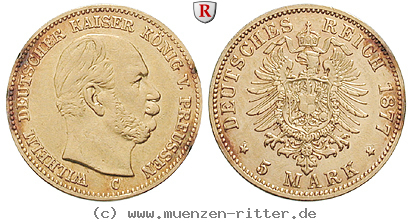 Klicken Sie auf das Bild um es auf Ihrem Rechner zu speichern deutsches-kaiserreich-wilhelm-i-5-mark/74224.jpg