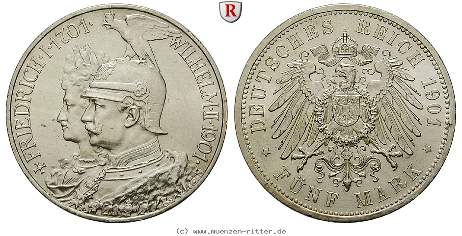 Klicken Sie auf das Bild um es auf Ihrem Rechner zu speichern deutsches-kaiserreich-wilhelm-ii-5-mark/100674.jpg