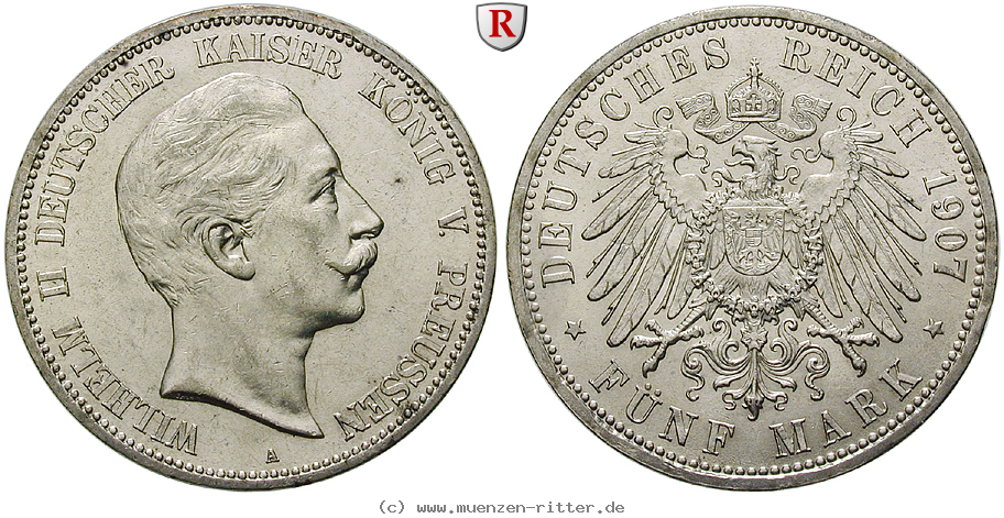 Klicken Sie auf das Bild um es auf Ihrem Rechner zu speichern deutsches-kaiserreich-wilhelm-ii-5-mark/61666.jpg