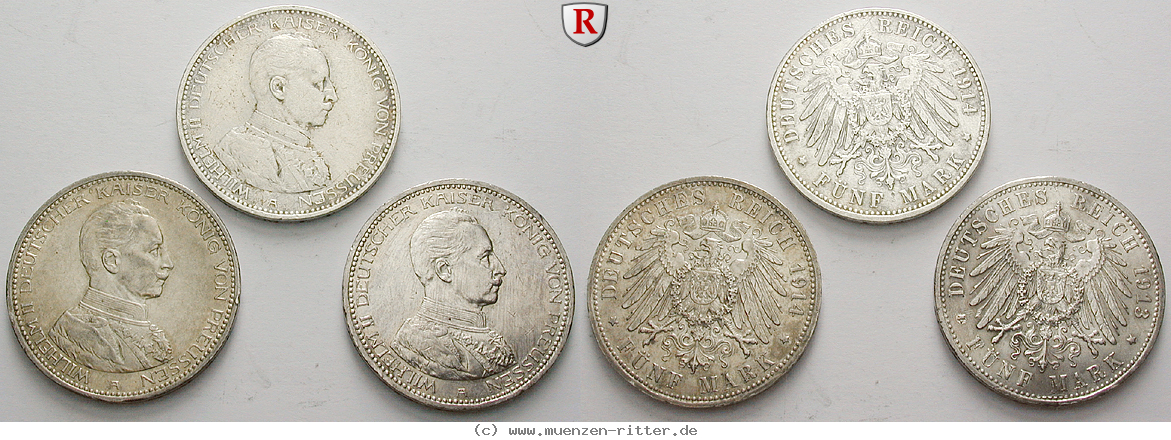 deutsches-kaiserreich-wilhelm-ii-satz/75711.jpg