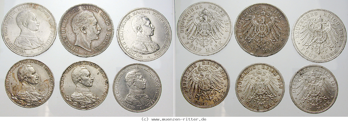 deutsches-kaiserreich-wilhelm-ii-satz/75887.jpg