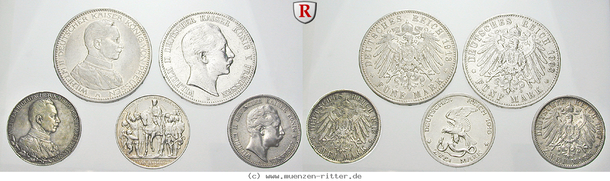 deutsches-kaiserreich-wilhelm-ii-satz/76120.jpg