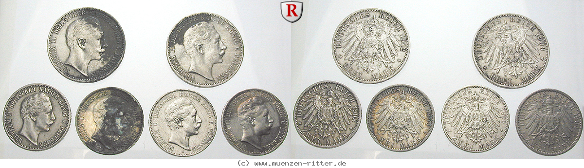 deutsches-kaiserreich-wilhelm-ii-satz/76121.jpg