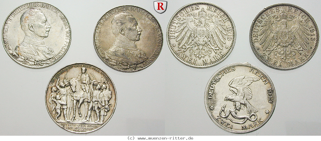 deutsches-kaiserreich-wilhelm-ii-satz/76125.jpg