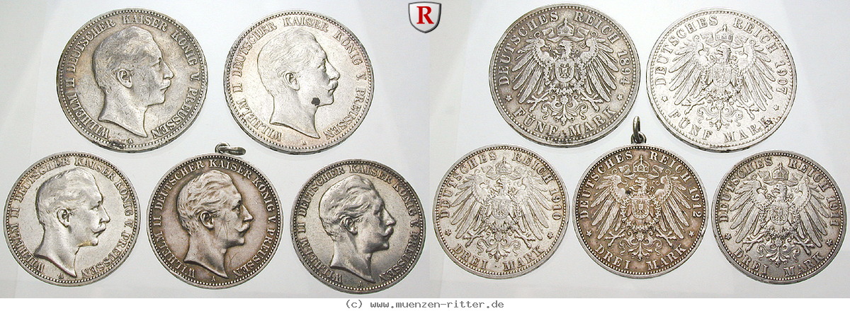 deutsches-kaiserreich-wilhelm-ii-satz/77724.jpg