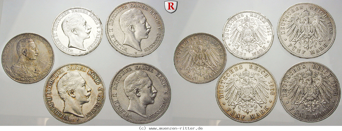 deutsches-kaiserreich-wilhelm-ii-satz/79404.jpg