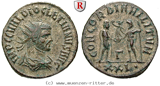 Klicken Sie auf das Bild um es auf Ihrem Rechner zu speichern diocletianus-antoninian/100723.jpg