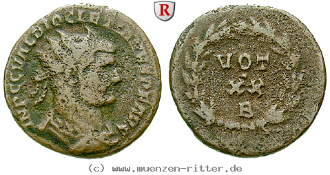 Klicken Sie auf das Bild um es auf Ihrem Rechner zu speichern diocletianus-follis-teilstueck/67624.jpg