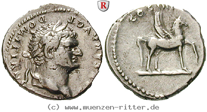 Klicken Sie auf das Bild um es auf Ihrem Rechner zu speichern domitianus-caesar-denar/12323.jpg