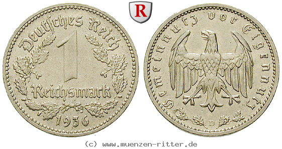 Klicken Sie auf das Bild um es auf Ihrem Rechner zu speichern drittes-reich-1-reichsmark/59000.jpg