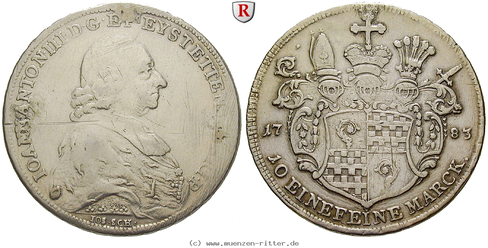 Klicken Sie auf das Bild um es auf Ihrem Rechner zu speichern eichstaett-bistum-johann-anton-iii-von-zehmen-konventionstaler/74974.jpg