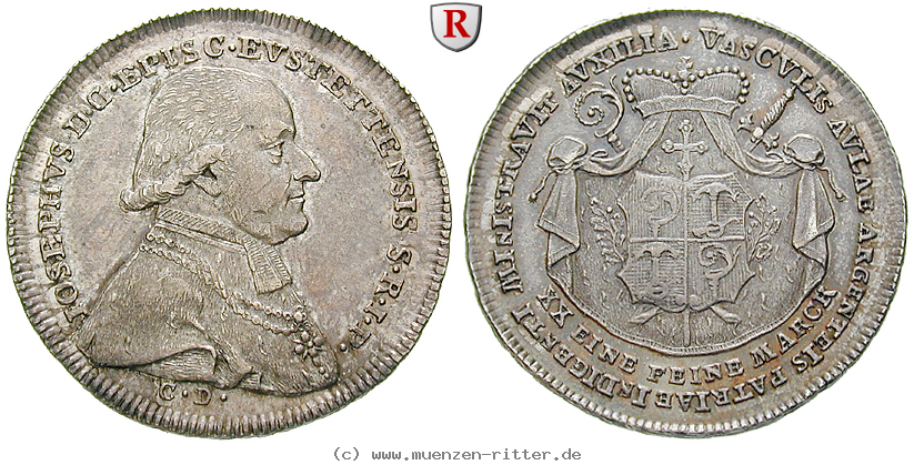 eichstaett-bistum-joseph-von-stubenberg-1-2-konventionstaler/75760.jpg