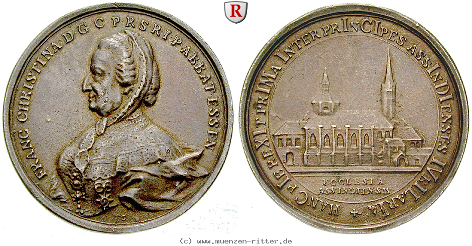 essen-abtei-franziska-christine-silbermedaille/42290.jpg