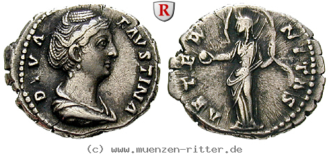 Klicken Sie auf das Bild um es auf Ihrem Rechner zu speichern faustina-i--frau-des-antoninus-pius-denar/96729.jpg