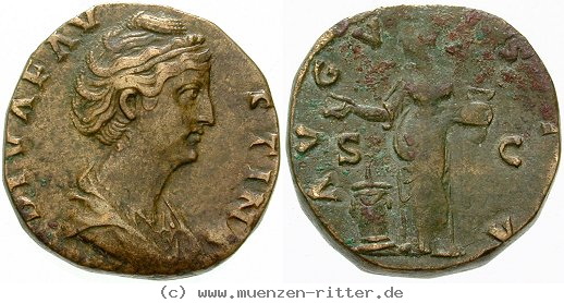 Klicken Sie auf das Bild um es auf Ihrem Rechner zu speichern faustina-i--frau-des-antoninus-pius-sesterz/erom6109.jpg