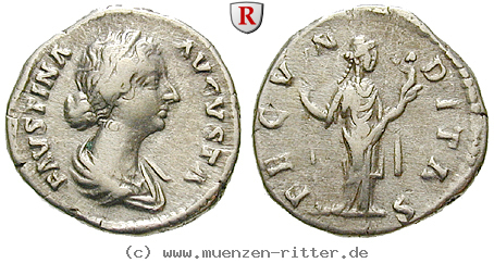 Klicken Sie auf das Bild um es auf Ihrem Rechner zu speichern faustina-ii--frau-des-marcus-aurelius-denar/29670.jpg