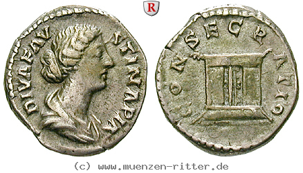 Klicken Sie auf das Bild um es auf Ihrem Rechner zu speichern faustina-ii--frau-des-marcus-aurelius-denar/57744.jpg