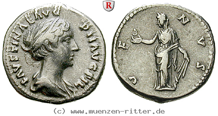 Klicken Sie auf das Bild um es auf Ihrem Rechner zu speichern faustina-ii--frau-des-marcus-aurelius-denar/98683.jpg