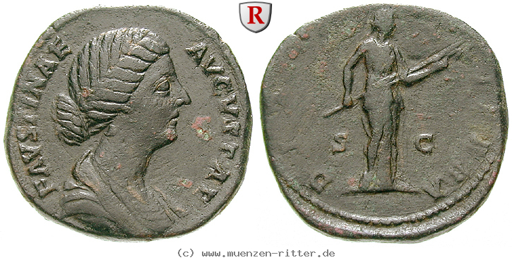 Klicken Sie auf das Bild um es auf Ihrem Rechner zu speichern faustina-ii--frau-des-marcus-aurelius-sesterz/48977.jpg