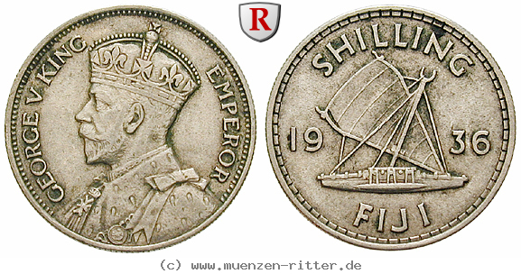 Klicken Sie auf das Bild um es auf Ihrem Rechner zu speichern fiji-inseln-george-v-shilling/55129.jpg
