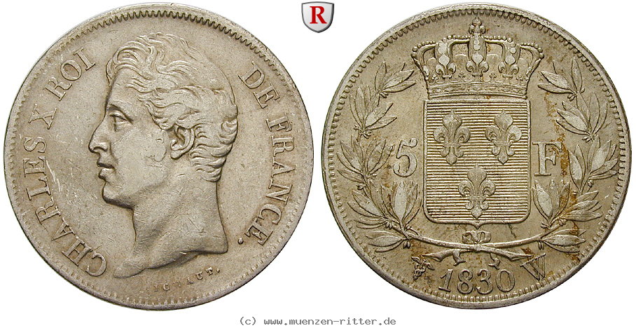 Klicken Sie auf das Bild um es auf Ihrem Rechner zu speichern frankreich-charles-x-5-francs/29663.jpg