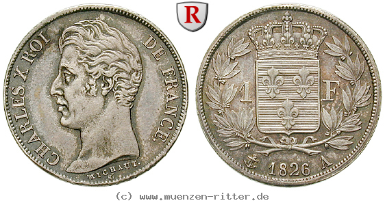 Klicken Sie auf das Bild um es auf Ihrem Rechner zu speichern frankreich-charles-x-franc/53623.jpg