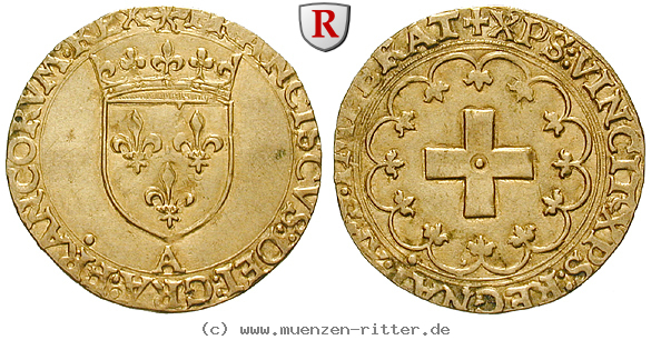 frankreich-francois-i-ecu-d-or-a-la-croisette/76846.jpg