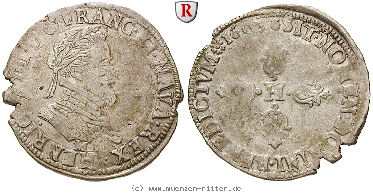 Klicken Sie auf das Bild um es auf Ihrem Rechner zu speichern frankreich-henri-iv-demi-franc/23762.jpg
